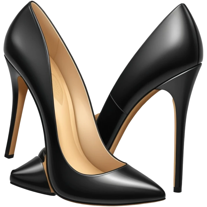 Black heel 👠  emoji