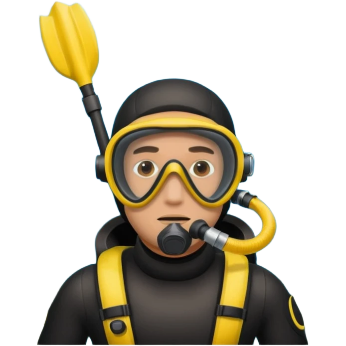 Underwater man emoji
