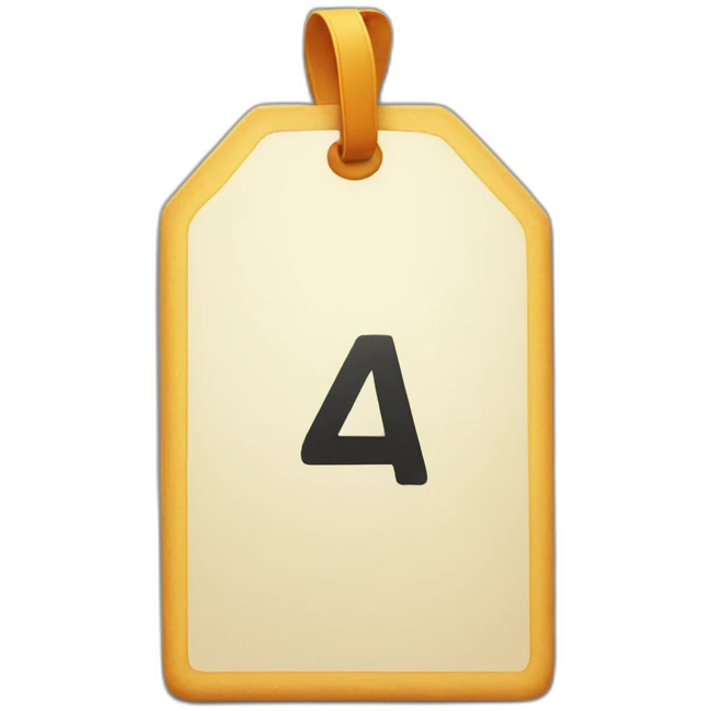 price tag emoji