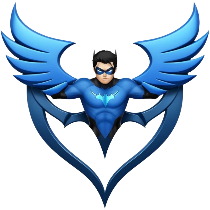 nightwing symbol emoji