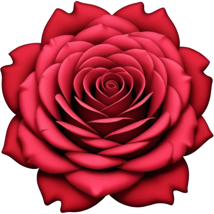 emo rose with black petals emoji