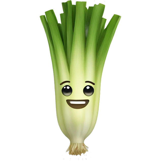 Leek smile emoji