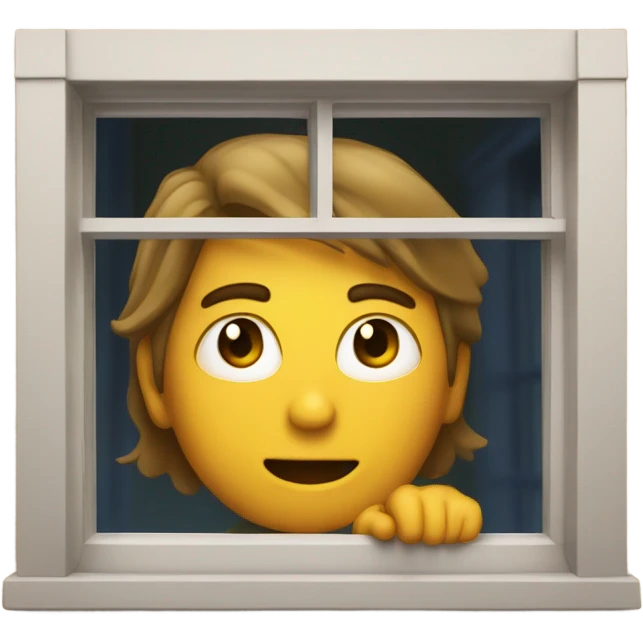 Outside looking in emoji
