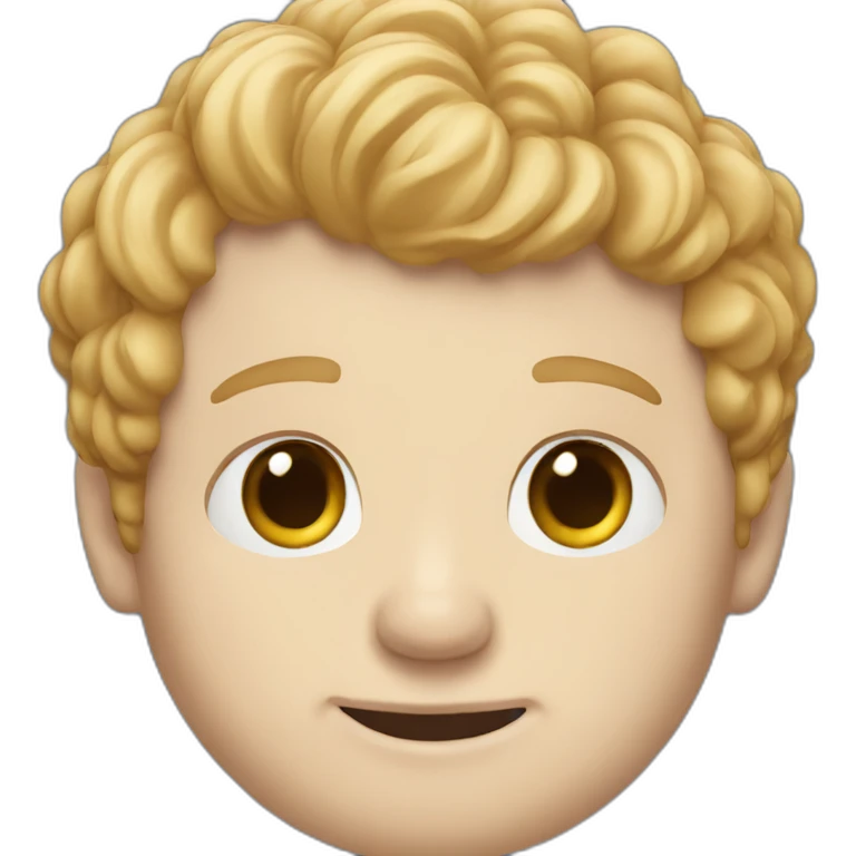 Ed sheeran with blond hair emoji