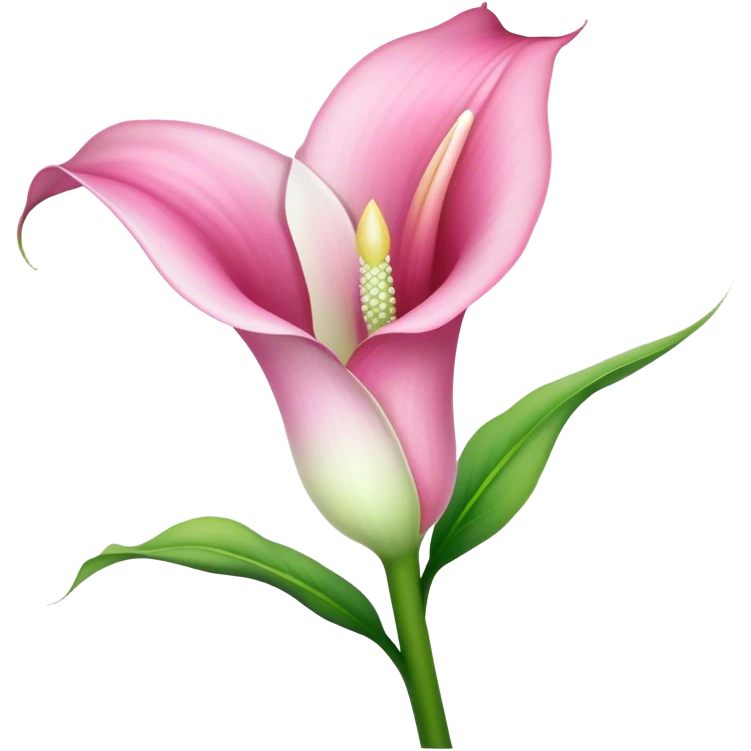Gypsum Of a All Pink Calla Lily  emoji