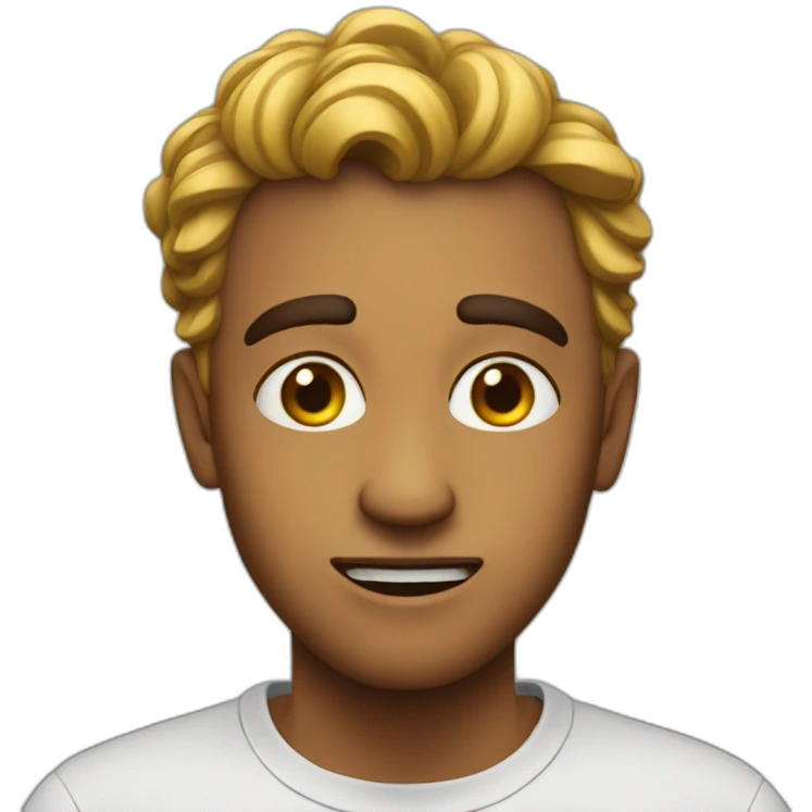 Acting dumb emoji