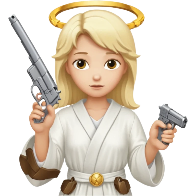 Angel con pistola emoji