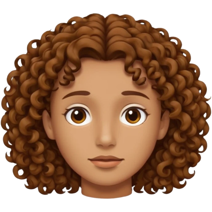 Silence curly hair jawline emoji emoji