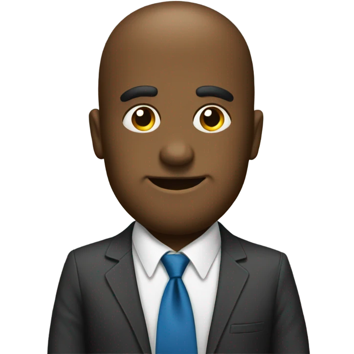 Big with tie  emoji