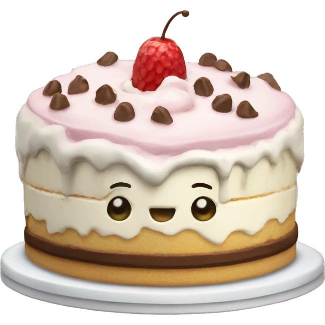 ice cream cake emoji