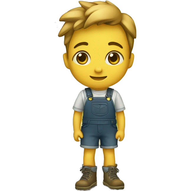 jeune avec la calvitie emoji