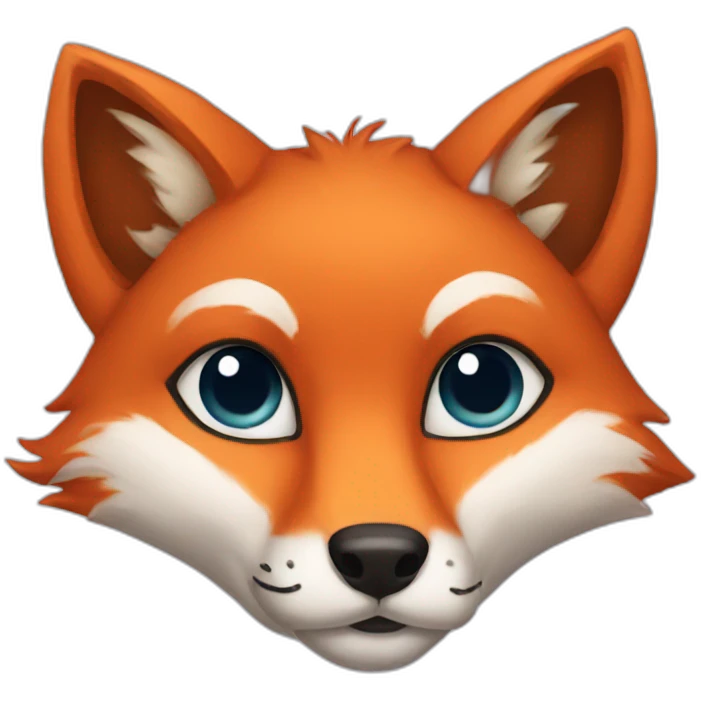 fox with hearts for eyes emoji