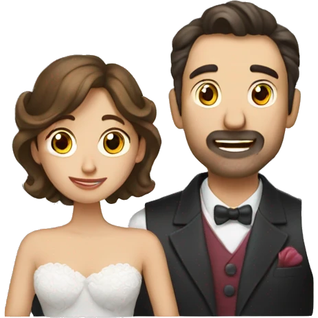 Hombre viendo una película con su novia emoji