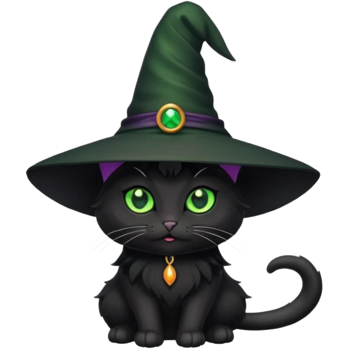 witch cat emoji