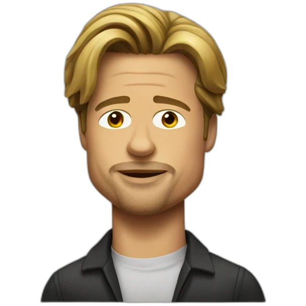 brad pitt emoji