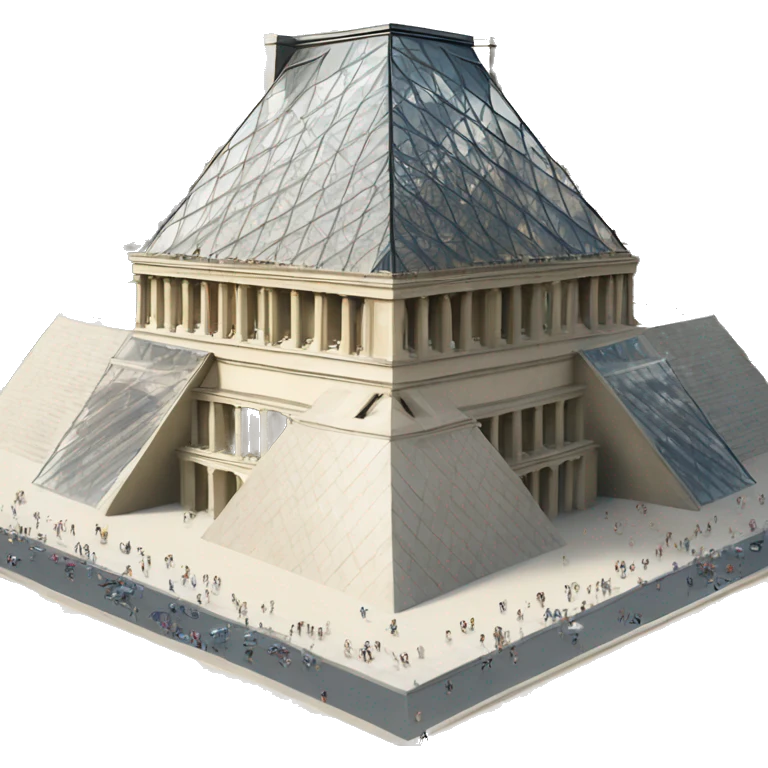 Paris Pyramide du Louvre emoji