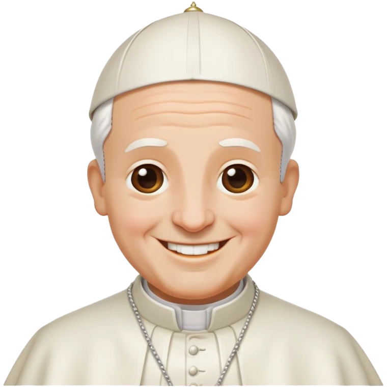 Happy pope emoji