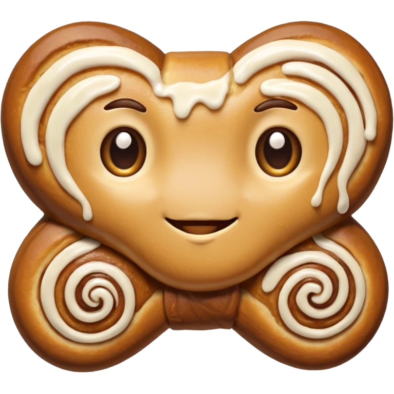cinnamon roll bowtie emoji