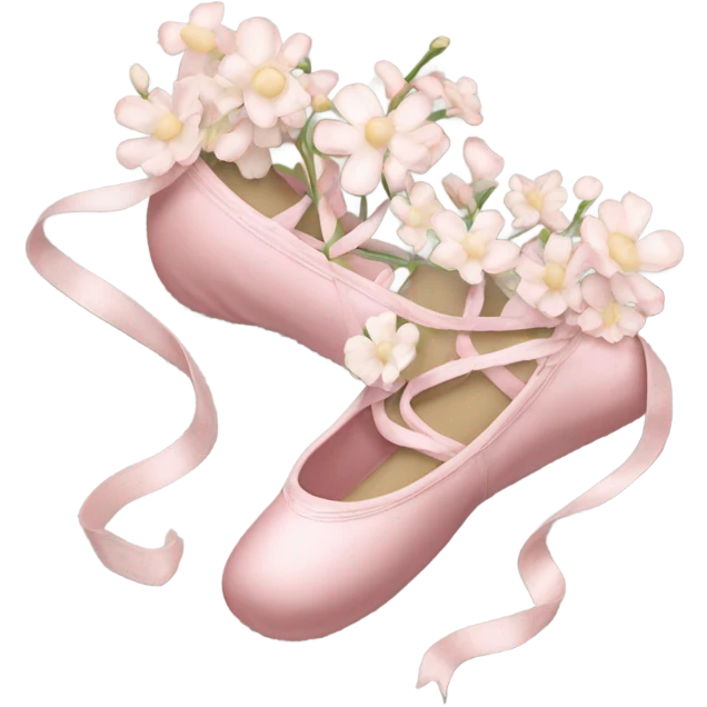 ballet shoe flower emoji