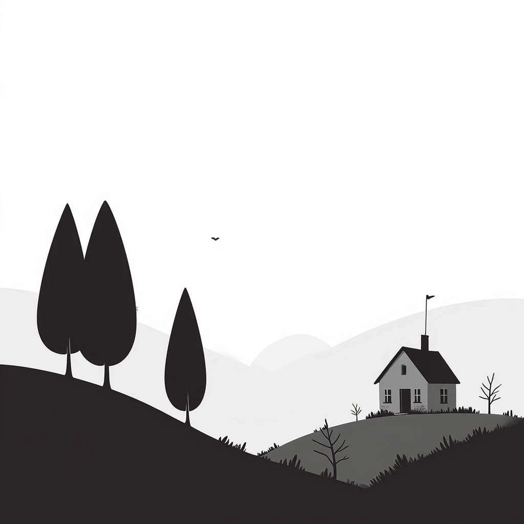 A foggy landscape emoji