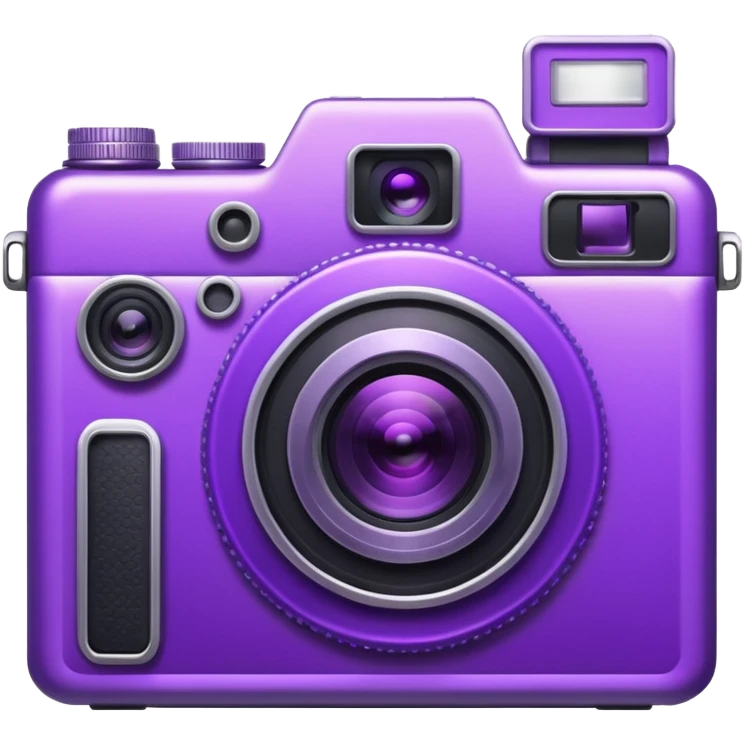 Purple camera emoji