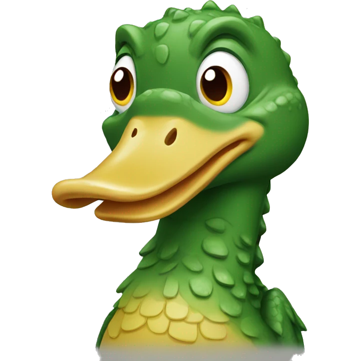 crocodile duck emoji