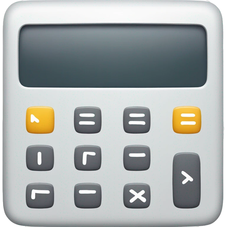Calculator that calculates printers emoji