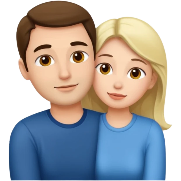 Woman sitting on husbands face emoji