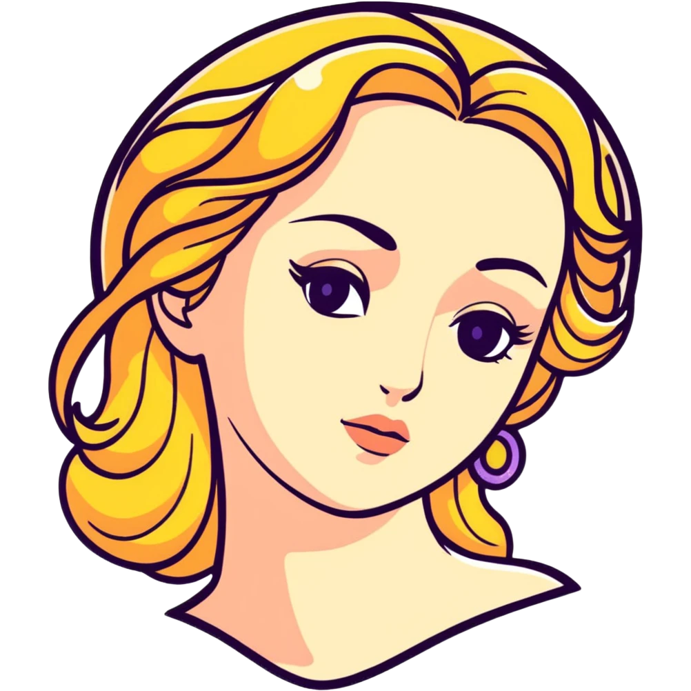 closeup head portrait of universe goddess Sophia with pretty perfect feminine attractive face, cosmic beauty with detailed delicate facial features, head only isolated, no body emoji