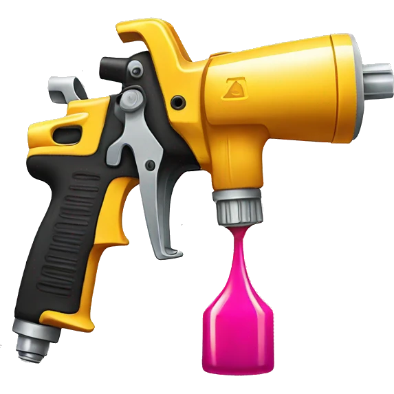 Spray paint gun emoji