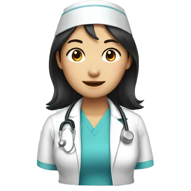 asian nurse emoji