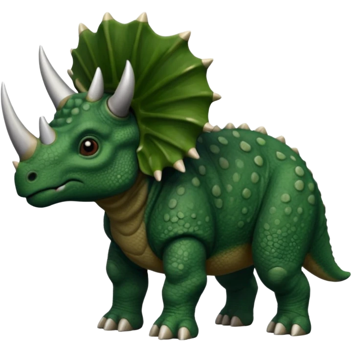 i need some thing like triceratops please more realistic emoji