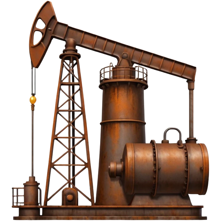 oil pumping station steel  emoji