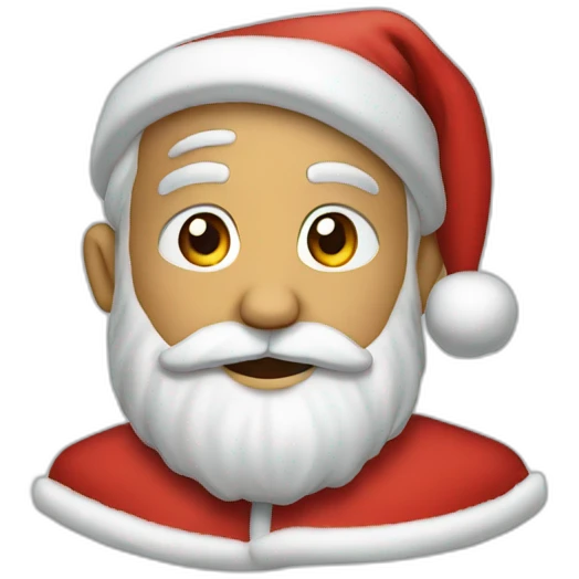 Santa clause emoji