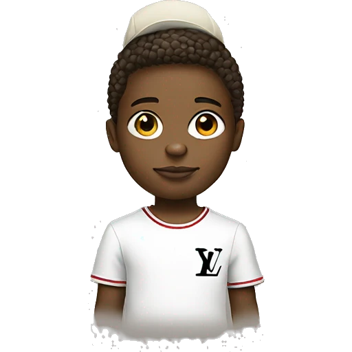 kid white skin with louis vuitton ball emoji