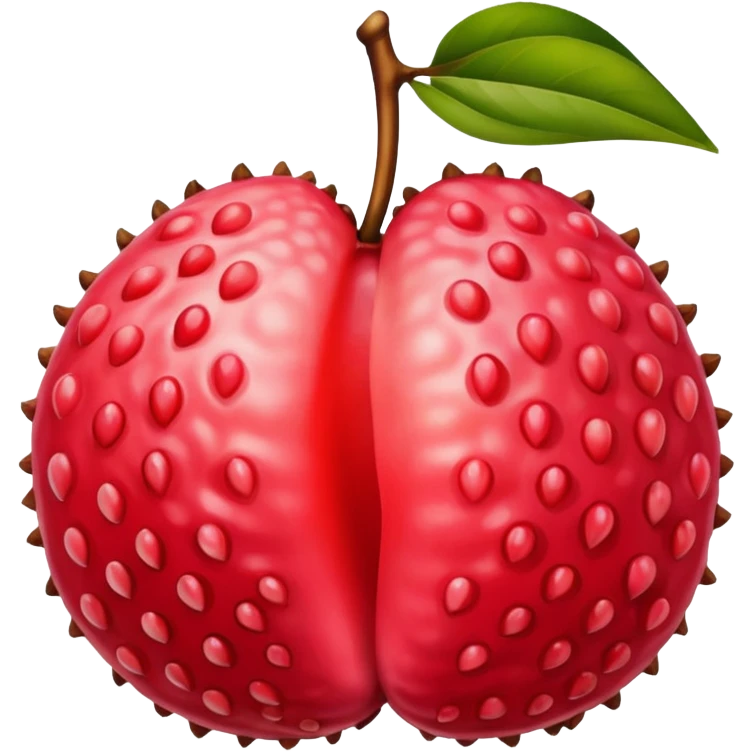 Lychee emoji