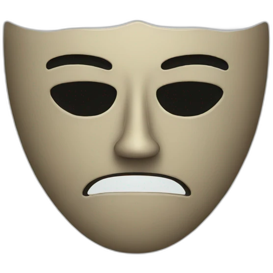 sad mask emoji