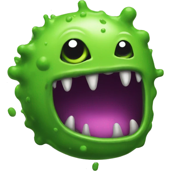 A slime monster emoji