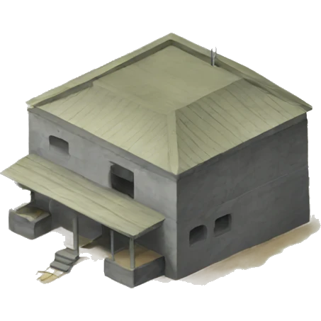 Military outpost emoji