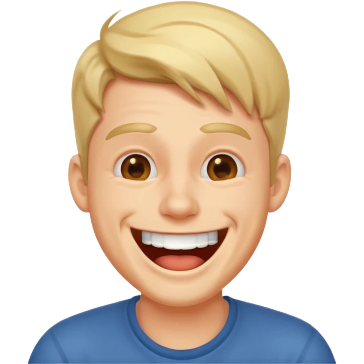 guy laughing hard emoji