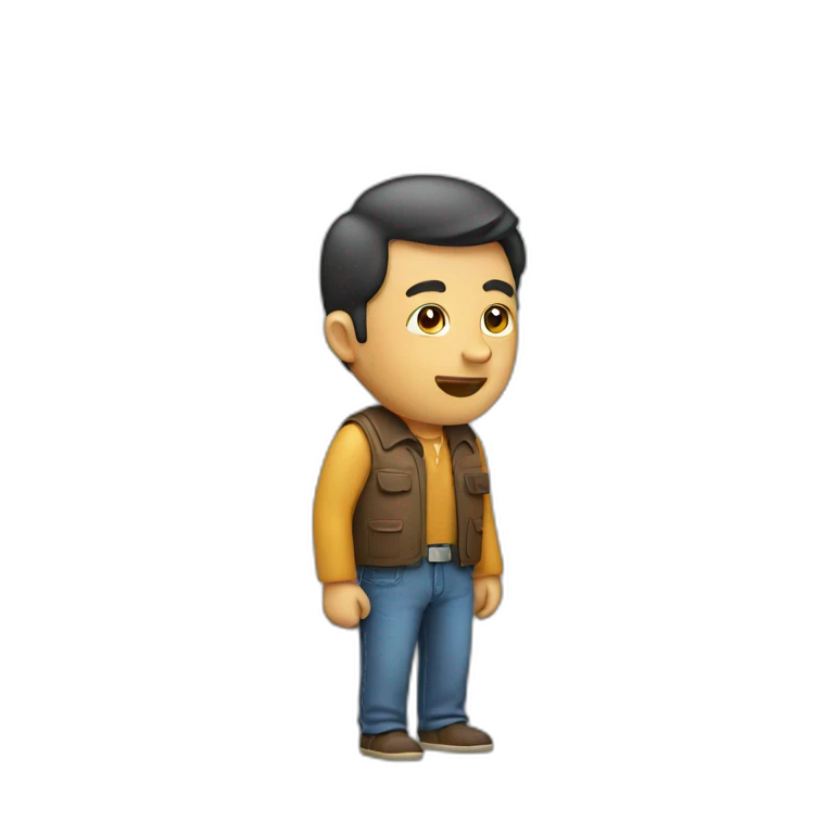 A man without Money in the pocket emoji