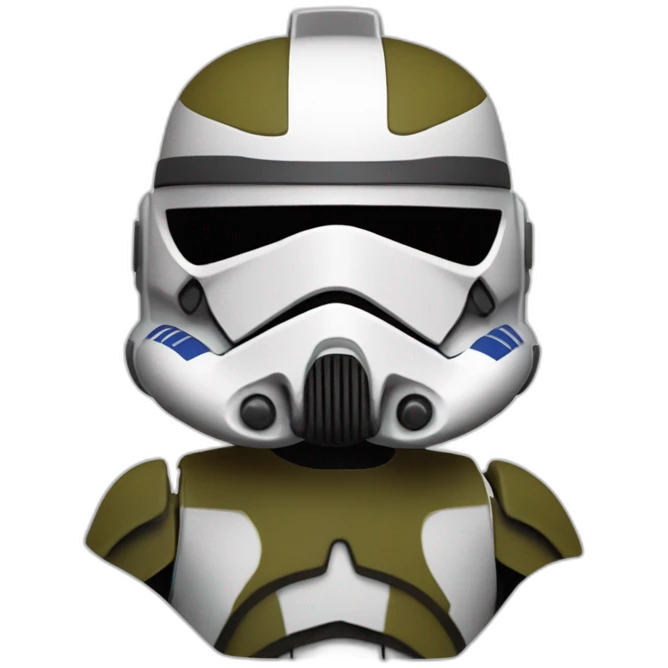 Clone trooper 337th Star Corps from Clone wars emoji
