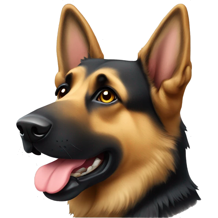 German shepherd dog emoji