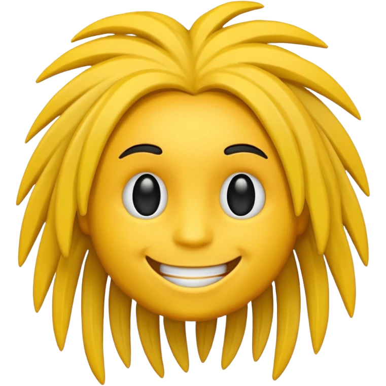 Dreadhead emoji but make him yellow emoji  emoji