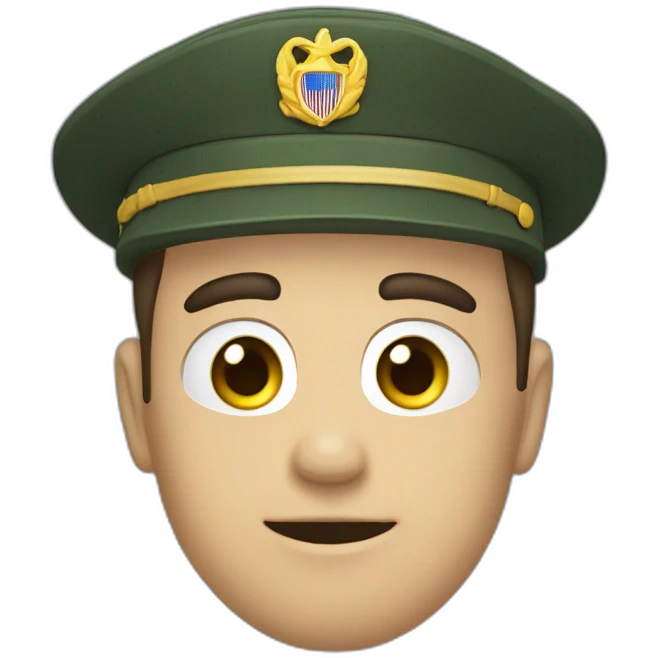 Une emoji qui pleure avec une salutation militaire emoji