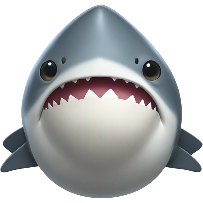 shark with a butt emoji