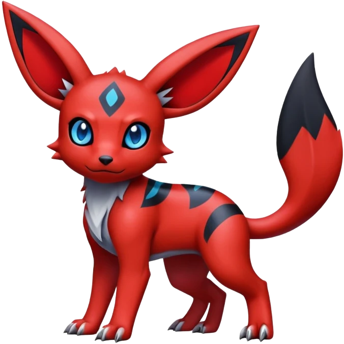 Guilmon-Umbreon-hybrid emoji
