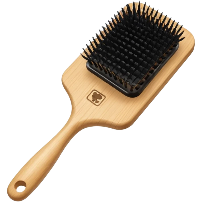 paddle brush for hair emoji