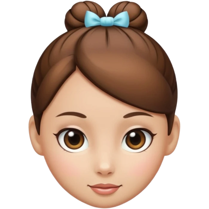 ballet bun emoji