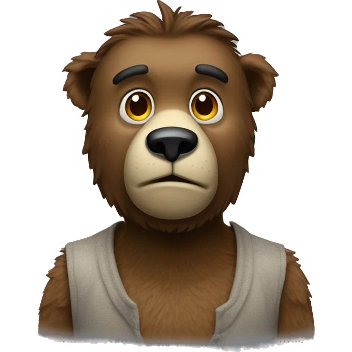 Orso animatronico emoji